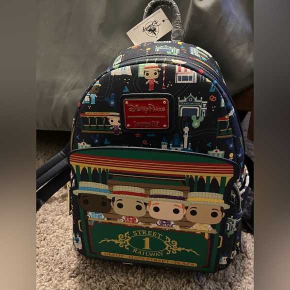 Loungefly backpack and matching wallet - Picture 2 of 3